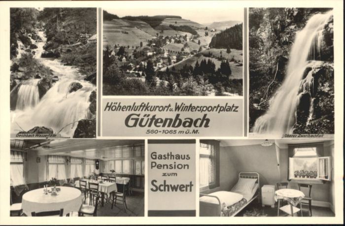 Guetenbach Schwarzwald Furtwangen BW ension Zum Schwert