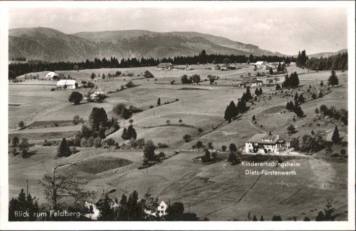 Falkau Kindererholungsheim Dietz-Fürstenwerth