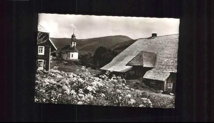 Bernau Schwarzwald Bernau Cafe Stoll Kirche