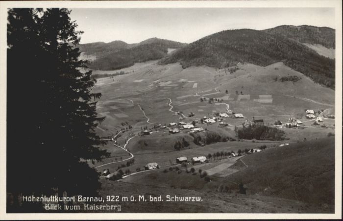 Bernau Schwarzwald Bernau Kaiserberg