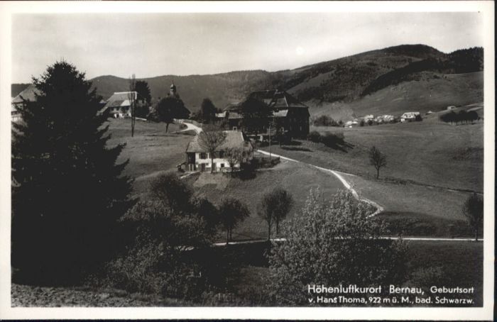 Bernau Schwarzwald Bernau Geburtsort Hans Thoma