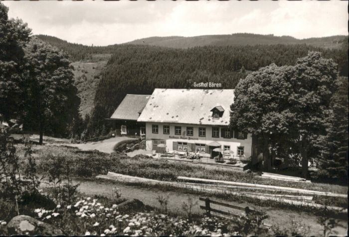 Baerental Feldberg Bärental Gasthof zum Bären *