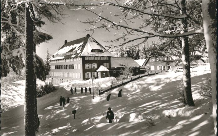 Feldberg Schwarzwald Feldberg Kinderheilstätte Caritas-Haus
