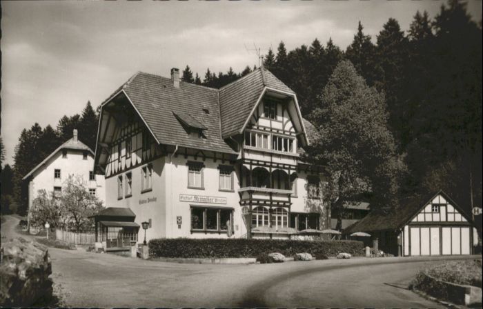 Bonndorf Schwarzwald Bonndorf Gasthof Pension Steinasäge