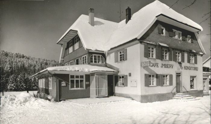 Hinterzarten Breisgau-Hochschwarzwald BW Cafe Konditorei Restaurant Imbery