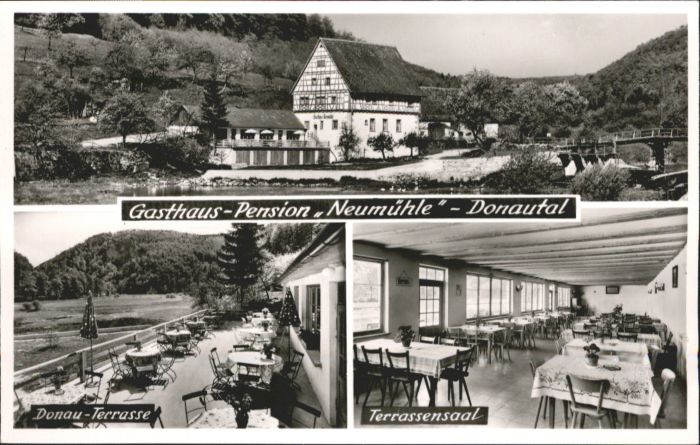 Donautal Tiergarten Gasthaus Pension Neumühle