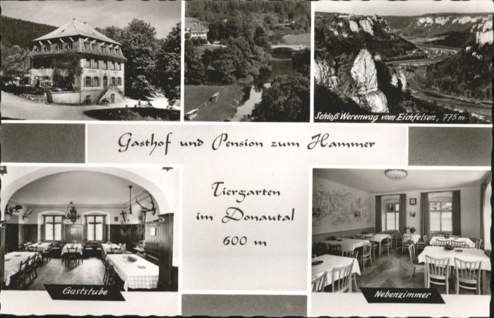 Donautal Tiergarten Gasthaus Pension zum Hammer