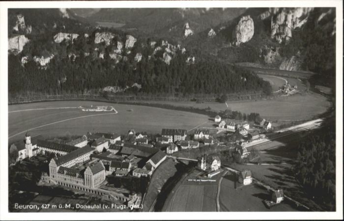 Beuron Donautal Fliegeraufnahme