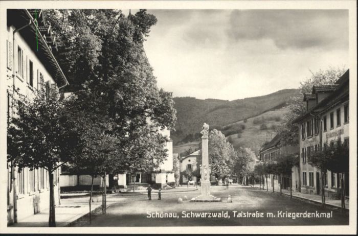 Schoenau Schwarzwald rieger Denkmal