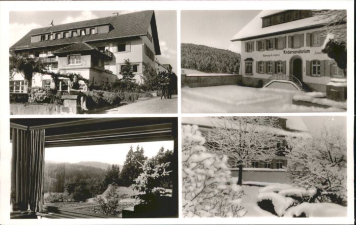 Uehlingen-Birkendorf Ühlingen Kinder Sanatorium Klaus Andrea