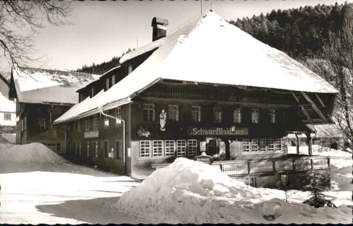 Todtmoos Schwarzwald BW Hotel Altes Schwarzwaldhaus