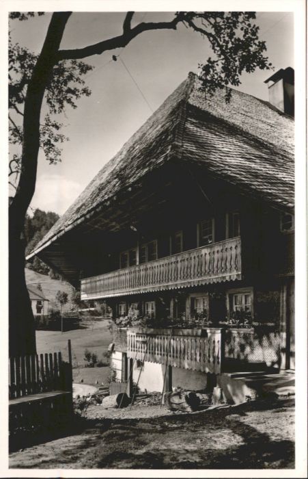 Todtmoos Schwarzwald BW Altes Schwarzwaldhaus