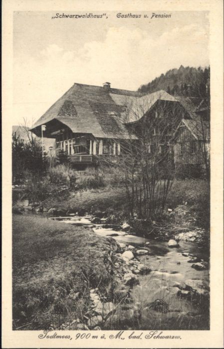 Todtmoos Schwarzwald BW Schwarzwaldhaus Gasthaus Pension