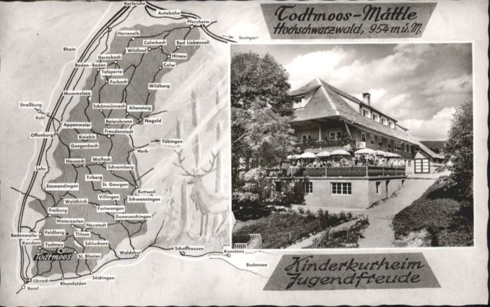 Todtmoos Schwarzwald BW Kinderkurheim Jugendfreude