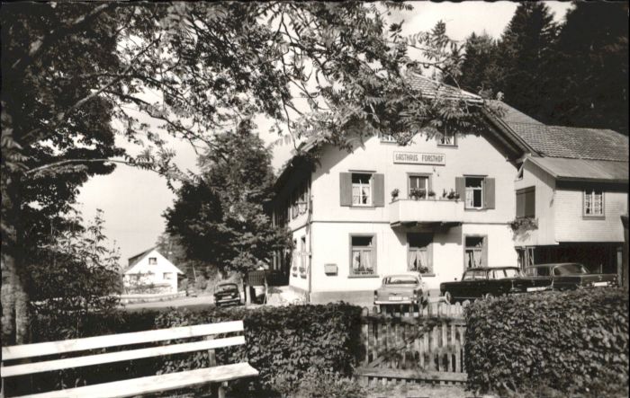 Todtmoos Schwarzwald BW Gasthaus Pension Forsthof