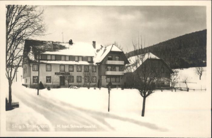 Saig Schwarzwald Saig Gasthaus Pension Hochfirst