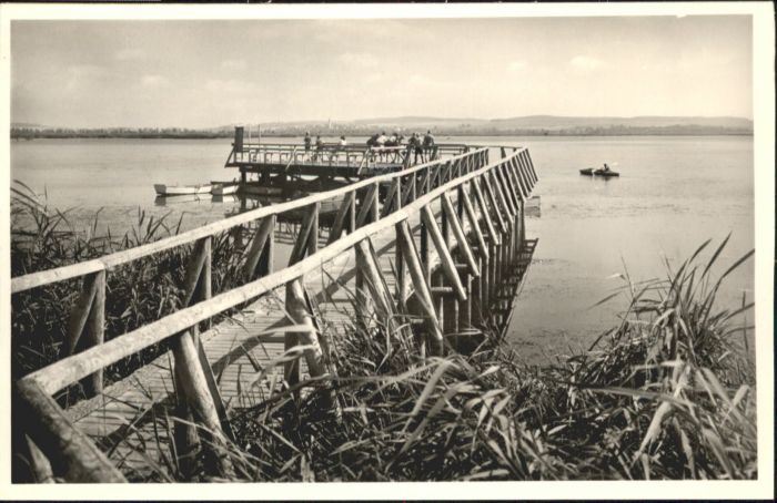 Buchau Federseesteg Landungsstelle