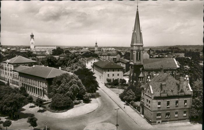 Rosenheim Bayern Rosenheim Rathaus Kirche