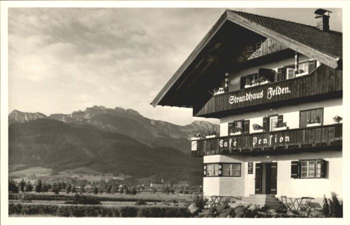 Felden Chiemsee Cafe Pension Strandhaus