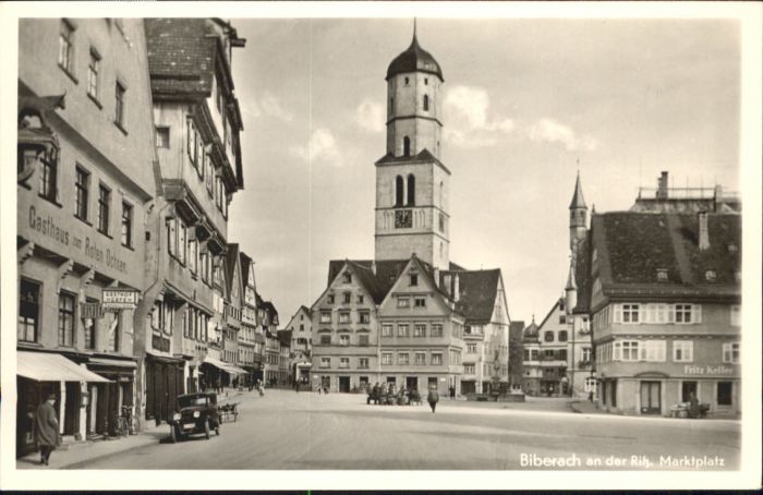 Biberach Riss Marktplatz Gasthaus Roter Ochsen