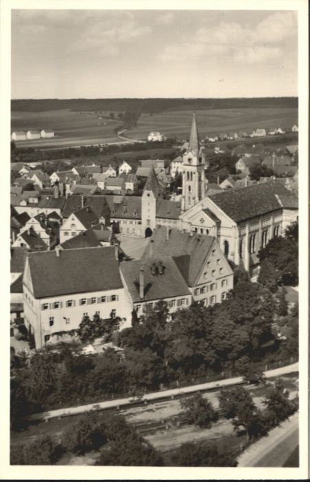 Weissenhorn Schloss Kirche Fliegeraufnahme
