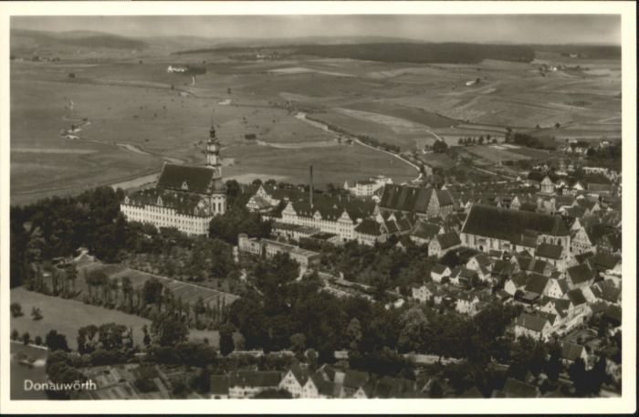 Donauwoerth Bayern Fliegeraufnahme