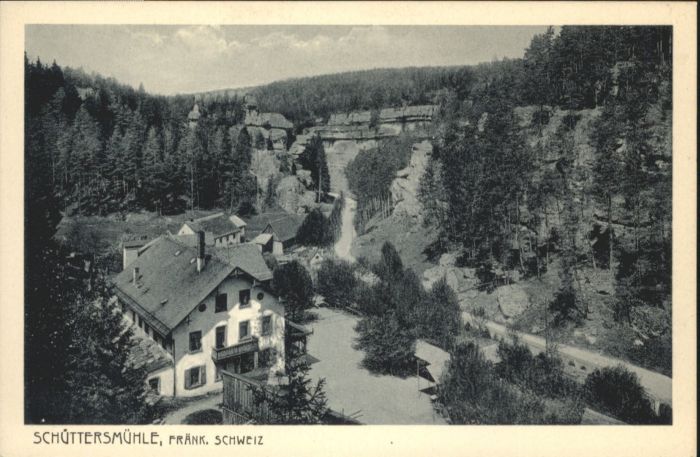 Schuettersmuehle änkische Schweiz *