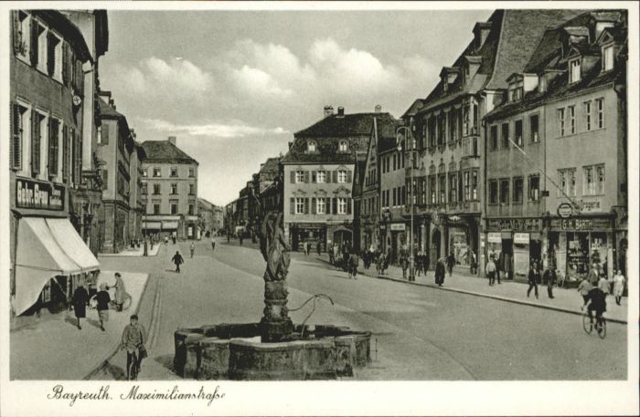 BAYREUTH Bayern Maximilianstrasse