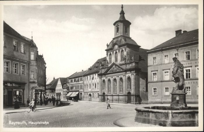 BAYREUTH Bayern Hauptstrasse