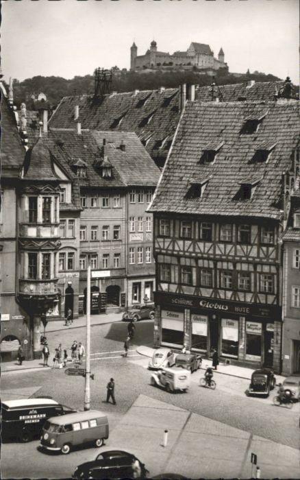 Coburg Bayern Marktplatz Veste