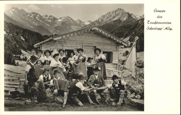 Scheidegg Allgaeu Scheidegg Trachtenverein Tracht