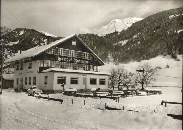 Rubi Oberstdorf Allgäu Gasthof Rubihorn