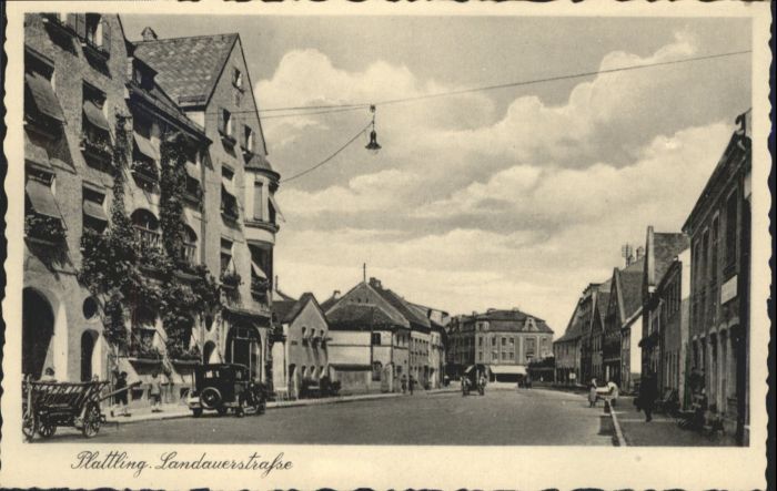 Plattling Isar Bayern Plattling Landauerstrasse