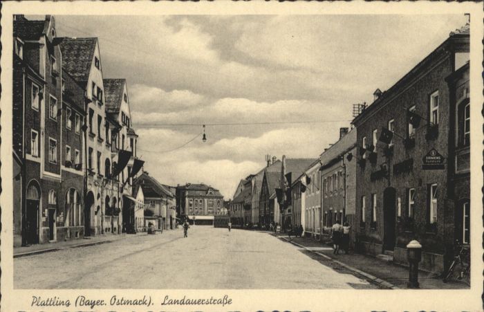 Plattling Isar Bayern Plattling Bayerische Ostmark Landauerst