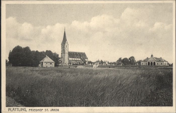 Plattling Isar Bayern Plattling Friedhof St. Jakob