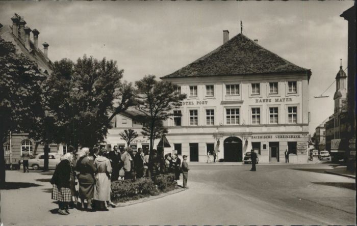 ALToeTTING Bayern Hotel Post Bayerische Vereinsbank