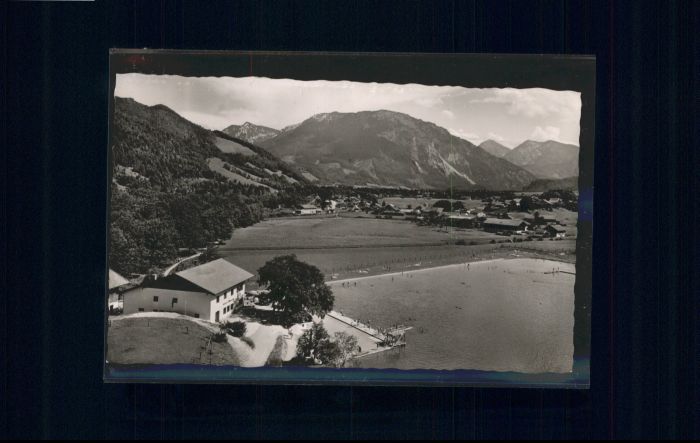 Ruhpolding Bayern Cafe Strandbad