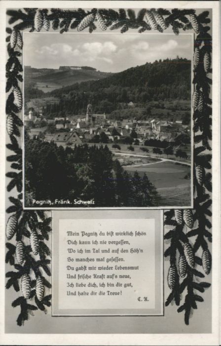 Pegnitz Gedicht Fränkische Schweiz