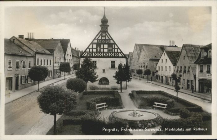 Pegnitz Marktplatz Rathaus Fränkische Schweiz