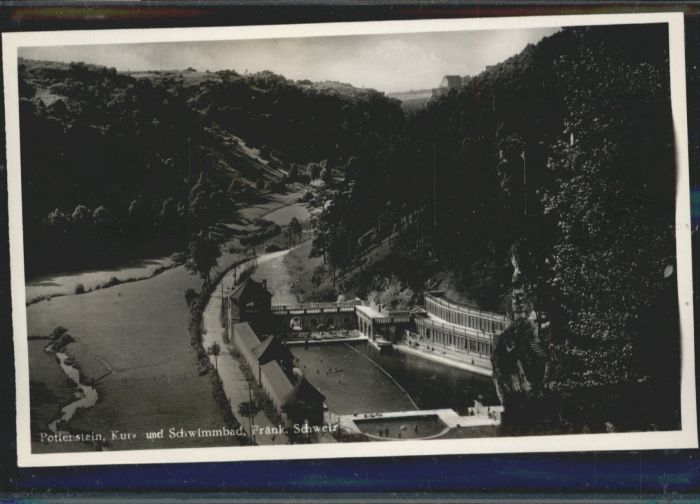 Pottenstein Oberfranken Pottenstein Schwimmbad Fränkische Schwe