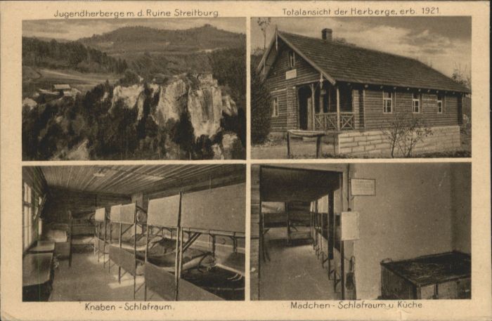 Streitberg Oberfranken Jugendherberge Ruine Streitburg Fränkis