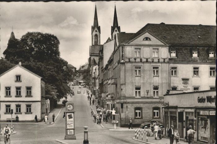 Hof Saale Bismarckstrasse Uhr