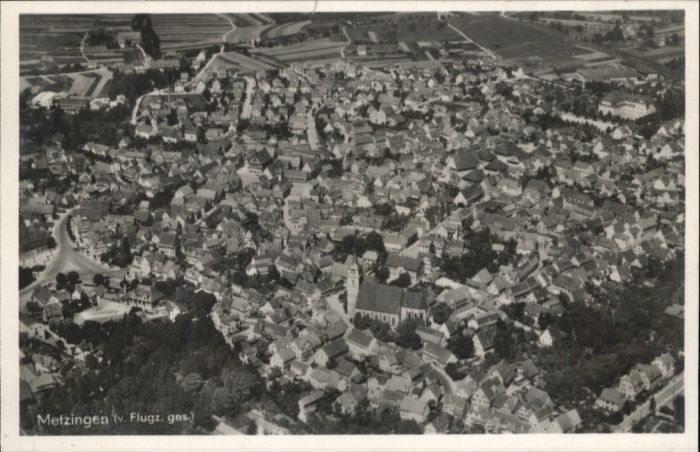Metzingen Wuerttemberg Metzingen Fliegeraufnahme