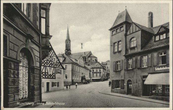 Muenchberg Oberfranken Münchberg Bahnhofstrasse