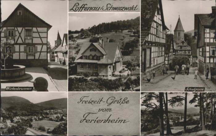 Loffenau Rastatt Loffenau Schwarzwald Schulgasse Hirtenb