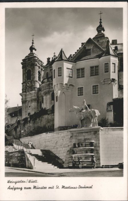 Weingarten Wuerttemberg Weingarten Münster St Martinusdenkmal