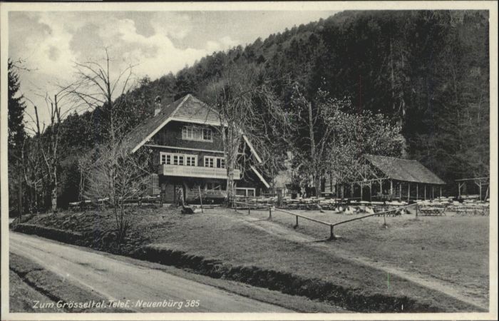 Neuenbuerg Enz Neuenbürg Wirtschaft zum Grösseltal *