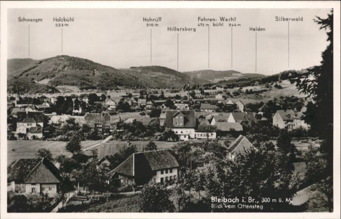 Bleibach Schwangen Hohrütt Halden