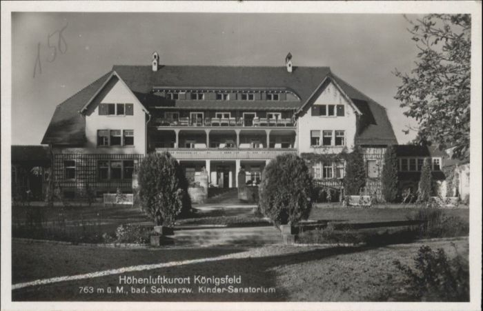 Koenigsfeld Schwarzwald Königsfeld Kindersanatorium