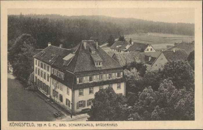 Koenigsfeld Schwarzwald Königsfeld Brüderhaus *